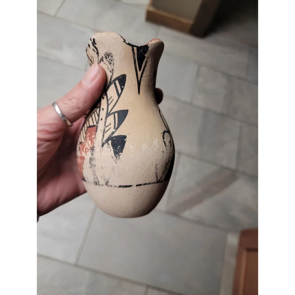 Vintage Southwestern Style Pottery Bud‎ Vase | 5
